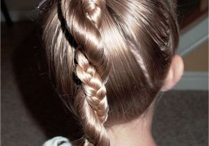 Cute Ponytail Hairstyles for Little Girls Little Girl S Hairstyles Easy Twist Around Braided