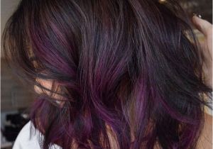 Cute Purple Highlights Purple Ends Hair Color Ideas