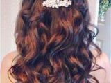Cute Quince Hairstyles Quinceanera Hairstyles with Curls and Tiara Hair Down