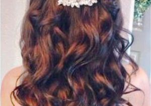 Cute Quince Hairstyles Quinceanera Hairstyles with Curls and Tiara Hair Down