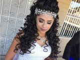 Cute Quinceanera Hairstyles Curly Hairstyles Unique Curly Quinceanera Hairstyl