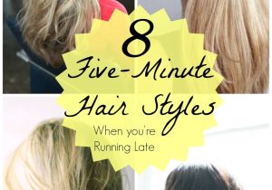 Cute Running Hairstyles 5 Minute Hairstyles for Girls