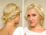 Cute Simple Hairstyles for Medium Curly Hair Medium Hair Length Cute Easy Curly Updo Hairstyle for Long