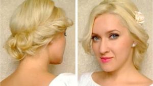 Cute Simple Hairstyles for Medium Curly Hair Medium Hair Length Cute Easy Curly Updo Hairstyle for Long