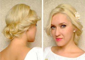 Cute Simple Hairstyles for Medium Curly Hair Medium Hair Length Cute Easy Curly Updo Hairstyle for Long