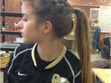 Cute soccer Hairstyles High Styling Hair Made with A Braid