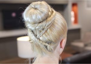 Cute sock Bun Hairstyles sock Bun Curls