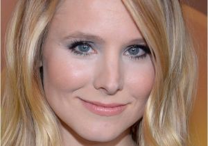 Cute Summer Hairstyles for Medium Length Hair Kristen Bell Cute Layered Shoulder Length Haircut for