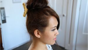 Cute Teased Hairstyles Teased High Bun Cute Updo Hairstyles