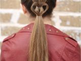 Cute Valentines Day Hairstyles Cute Heart Ponytail Valentine S Day Hairstyles