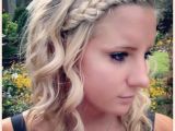 Cute Wand Hairstyles Easy Hairdo with French Braid and Curling Wand