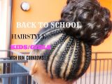 Cute Young Girl Hairstyles Back to School Hairstyle for Kids Girls Simple and Cute 1