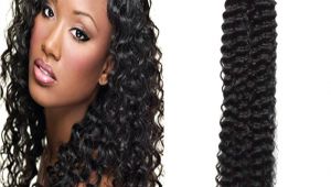 Deep U Haircut for Curly Hair Brazilian Deep Curly Natural Black Human Hair U Tip Hair Extensions