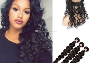 Deep Wave Hairstyles for Black Women Best 9a Malaysian Hair Loose Deep Wave Ear to Ear 360 Degree Lace