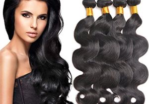 Deep Wave Hairstyles for Black Women Body Wave Brazilian Hair Human Hair Weave Grade 7a Virgin Hair