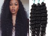 Deep Wave Hairstyles for Black Women Malaysian Hair Human Hair Deep Wave soft Healthy High Quality