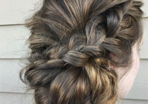 Different Braid Hairstyles for Short Hair Braided Updo Hairstyles Pinterest