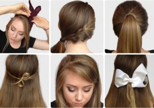 Different Easy Hairstyles to Do at Home Hairstyles for School Step by Step Google Search