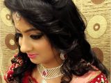 Different Hairstyles for Wedding Reception Indian Indian Wedding Hairstyle for Wedding and Reception with Jewels