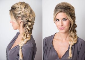 Different Types Of French Braid Hairstyles 17 Braided Hairstyles with Gifs How to Do Every Type Of Braid