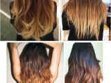 Dip Dye Hairstyles Brown and Blonde 50 Trendy Ombre Hair Styles Ombre Hair Color Ideas for Women