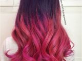 Dip Dye Hairstyles for Blondes Opals Purple Dip Dye Fade Pink Balayage Ombre Hair Dye Effect Ideas