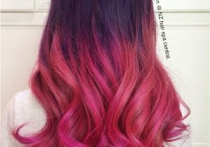 Dip Dye Hairstyles for Blondes Opals Purple Dip Dye Fade Pink Balayage Ombre Hair Dye Effect Ideas
