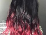 Dip Dye Hairstyles Pinterest 40 Vivid Ideas for Black Ombre Hair