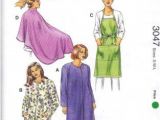 Diy Haircut Cape Kwik Sew Sewing Pattern 3047 Uni Sizes S L Chest 34 44" Smocks