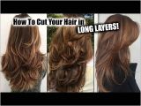 Diy Haircut Lee Stafford How I Cut My Hair at Home In Long Layers â Long Layered Haircut