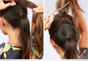 Diy Haircut Using Ponytail How to Longer & Thicker Ponytail Hair Styles Pinterest