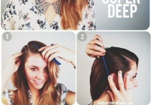 Diy Hairstyles and Makeup Heavy Side Part Hair Pinterest