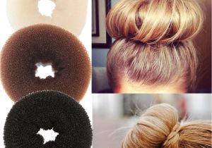 Diy Hairstyles Buns Plate Hair Donut Hair Bun Maker Roller Children Diy Magic Elastic