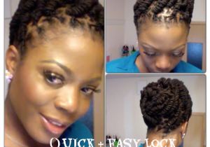 Diy Hairstyles for Short Dreads Simple and Quick Lock Hairstyle Using Coils