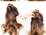 Diy Hairstyles Messy Bun Hair Brained Go From Day to Night with This Messy Bun Faux Hawk 2