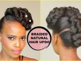 Diy Hairstyles Natural Hair Faux French Braid Updo [natural Hair Tutorial]