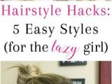 Diy Hairstyles Of Sarah 61 Best Lazy Girl Hairstyles Images On Pinterest