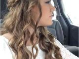 Diy Hairstyles with Curls Cute Easy Updos for Medium Curly Hair Hair Style Pics