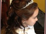Down Hairstyles for Communion 71 Best First Munion Hair Images