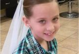 Down Hairstyles for Communion Updo for First Munion First Munion Pinterest