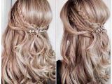 Down Hairstyles for Confirmation Double Pleat Half Up ÐÑÐ¸ÑÐµÑÐºÐ¸