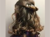 Down Hairstyles for formal events Twists and Curls Pretty Down Style for Wedding Prom or Othe…