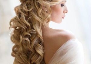 Down Hairstyles for One Shoulder Dresses Bridal Look Wedding Hairstyle and Make Up by Elstile Love the Off