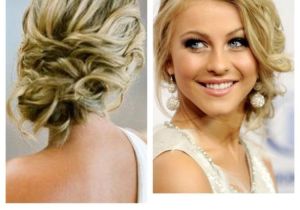 Down Hairstyles for One Shoulder Dresses Messy Loose Updo Hair Updo S