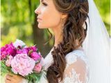 Down Hairstyles for Wedding with Veil 185 Best Veils Images