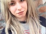 Down Hairstyles with Bangs Fringe Blonde Longhair Vans Bangs Hair Pinterest