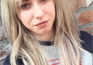 Down Hairstyles with Fringe Fringe Blonde Longhair Vans Bangs Hair Pinterest