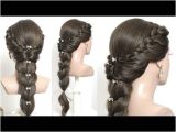 Down Hairstyles Youtube Cute Braided Hairstyle for Long Hair Tutorial