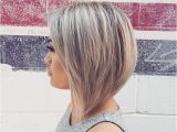 Dramatic Bob Haircut Grey Blonde Inverted Dramatic Bob Beauty