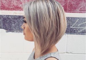 Dramatic Bob Haircut Grey Blonde Inverted Dramatic Bob Beauty